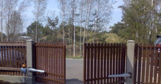 Купить распашные ворота из штакетника Черняховск, цена от 2803 руб.